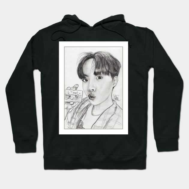 J-Hope photocard Selca Hoodie by emopod